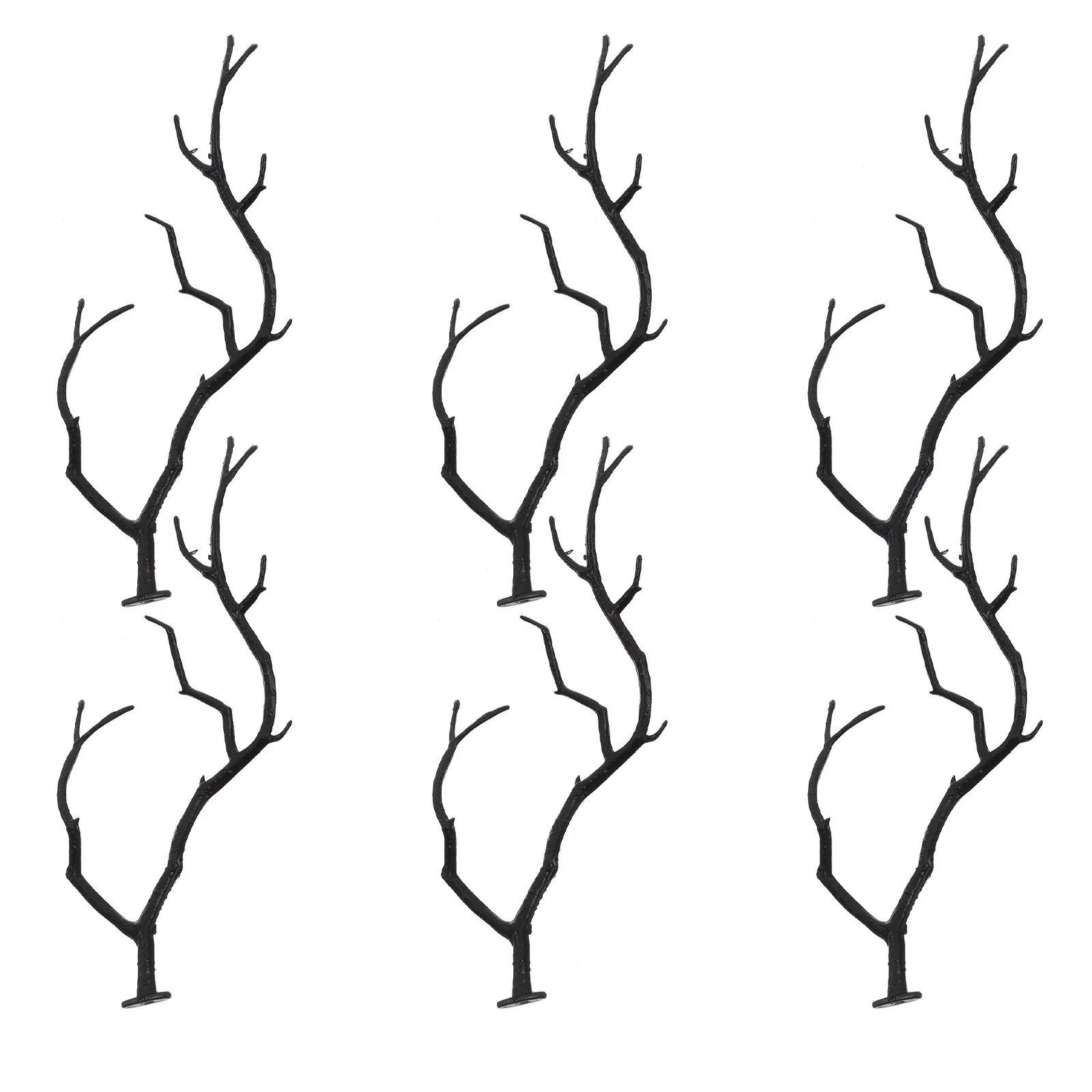 

6pcs Artificial Coral Branches Realistic Twig Decor For Halloween Diy Craft Vase Filling Stem Antler Headband Accessories Fake