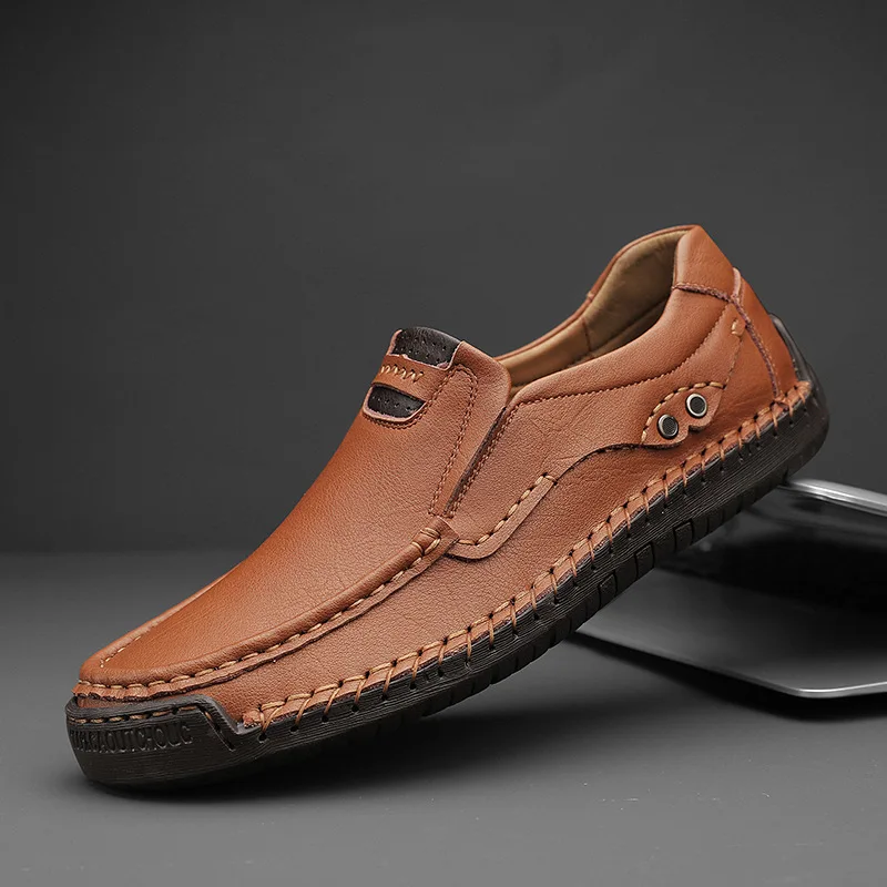 

Men's Handmade Leather Shoes Genuine Leather Men's Driving Shoes Loafer Shoes