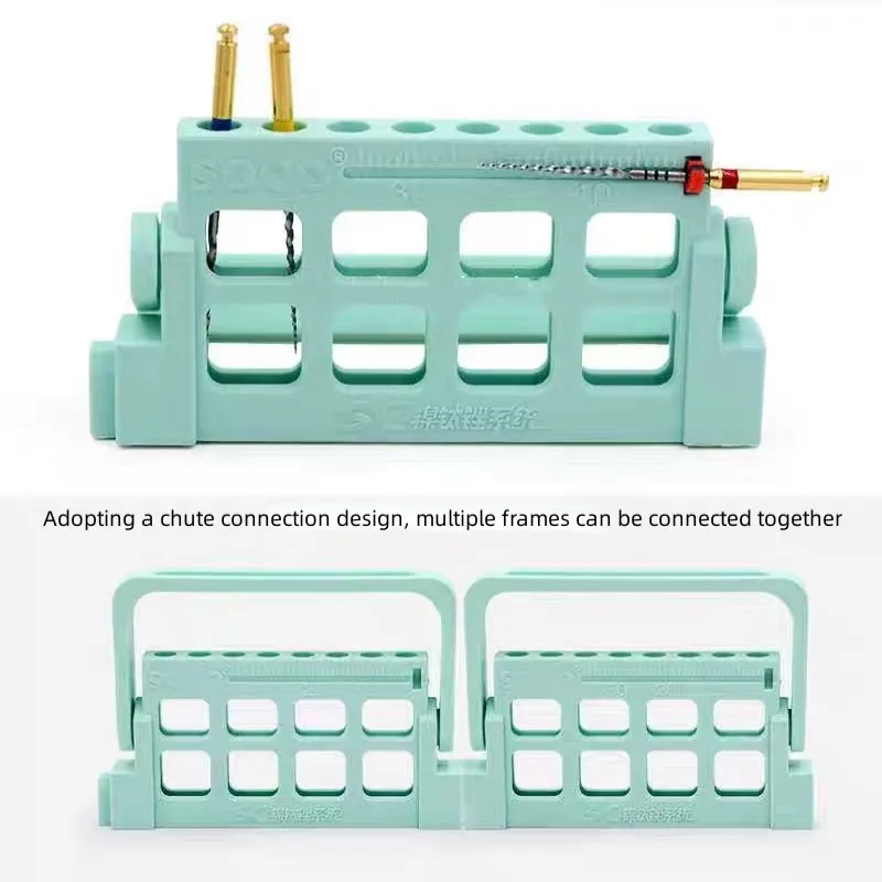 Dental Dispenser Endodontic Files Drill Storage Stand Holder Dental Endo Root Canal File Holder Dentist Lab Instrument Bur Rack