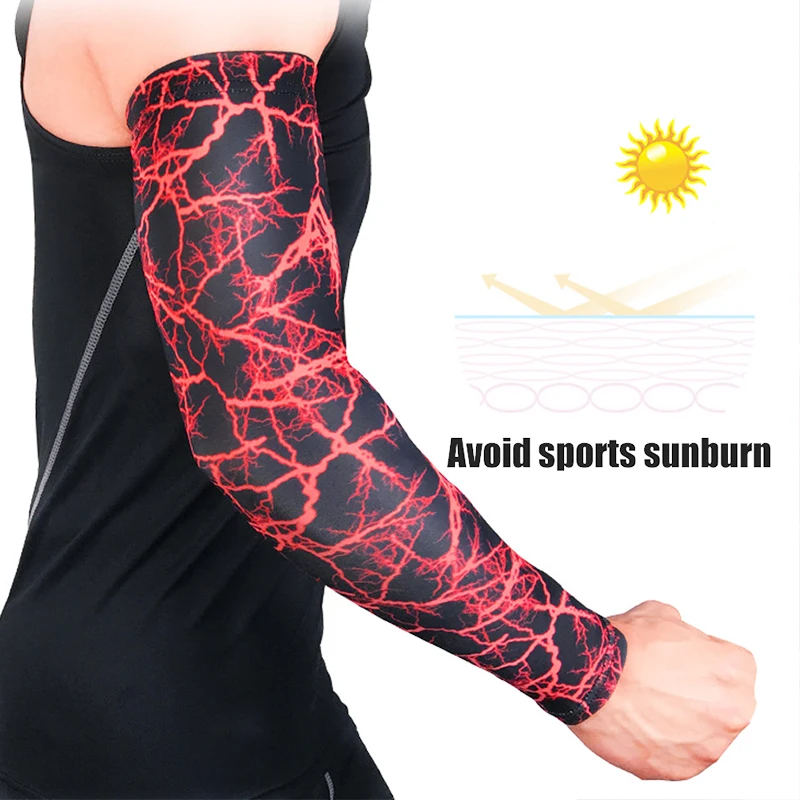 Proteção UV Braço Mangas para o Calor, Tatuagem Cobertura, Atividades ao Ar Livre, Ciclismo, Cotovelo de Tênis e Tratamento Myascular, 1Pc