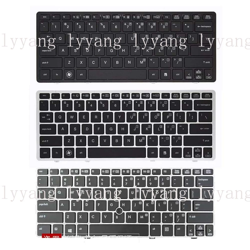 

f For HP Elitebook 2560 2560P 2570 2570P Laptop Keyboard English Keyboard