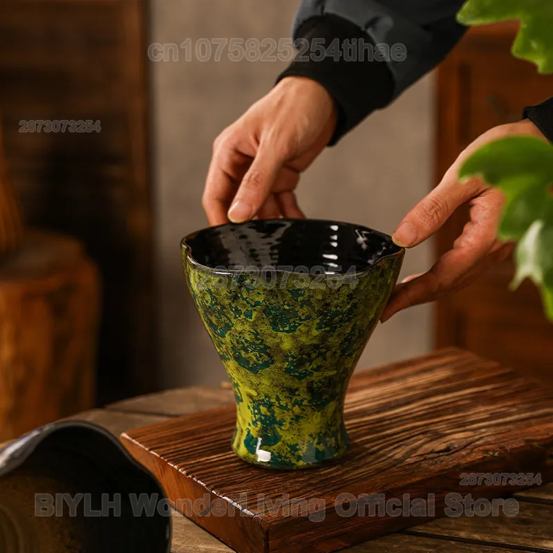 Retro Ceramic Flower Pot Breathable Plant Plantert for Home Decoration Elegant Ceramic Desktop Ornament Gardening Accessories