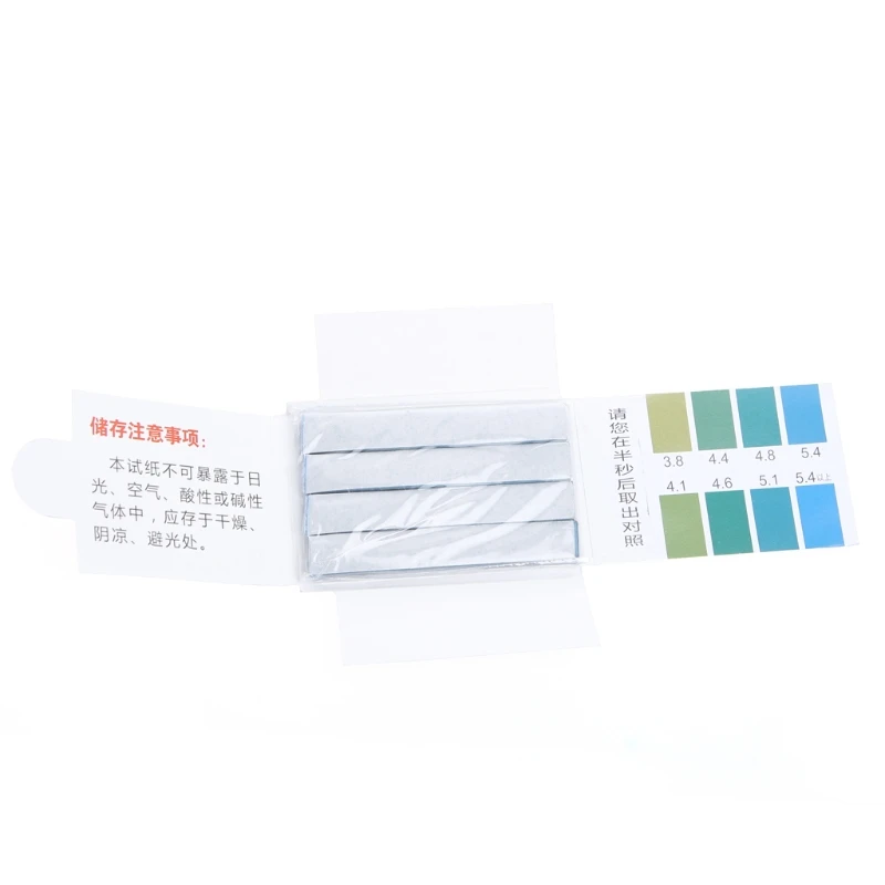 80 Strips PH Range 3.8-5.4 PH Alkaline Test Indicator Paper Water Litmus Testing
