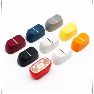 Plastik Push-on Anahtar Kapağı Yamaha dijital karıştırma konsolları Kaydırarak Fader Kap kartı, Ses Kartı, Mikser, Doğrusal, 23x11x10. 5mm 10 Adet Ses kartı behringer için en iyi 10 satış-no. 5