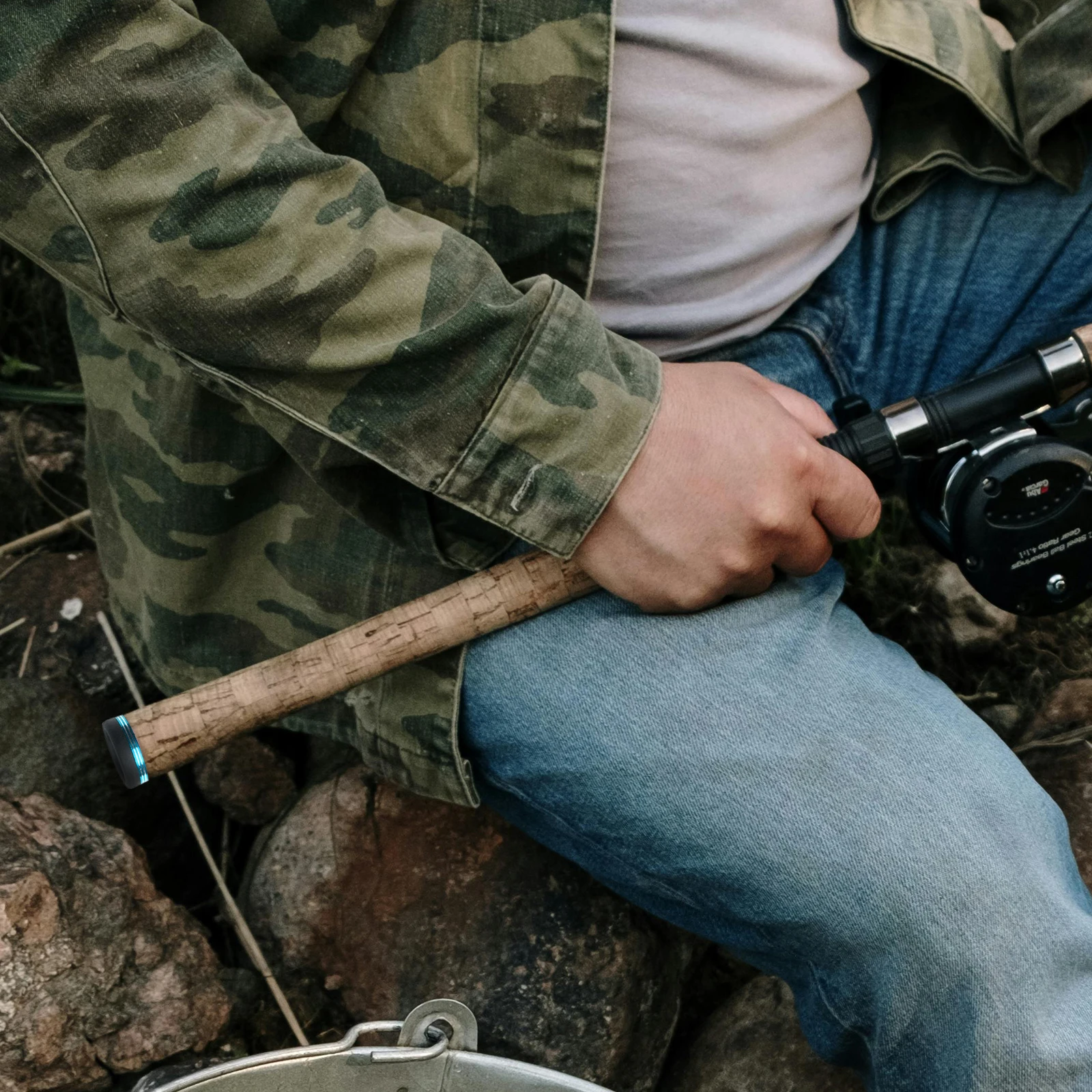 

Fishing Rod End Cap Aluminium Replacement Tip Stopper for Rod Protection Compatible with Casting Baitcasting Pole