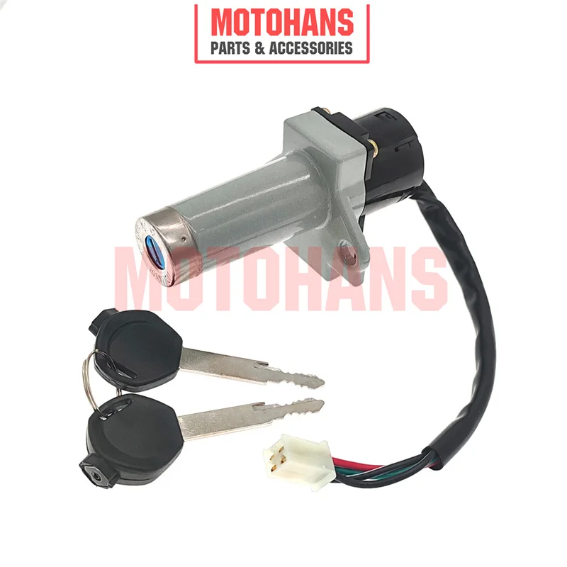 

BX20070138 MOTORCYCLE PART IGNITION LOCK IGNITION SWITCH 4 FEMALE PLUG ACCESSORIES FOR BRAVA ALTINO150 KEEWAY RKV200 HONDA CG150