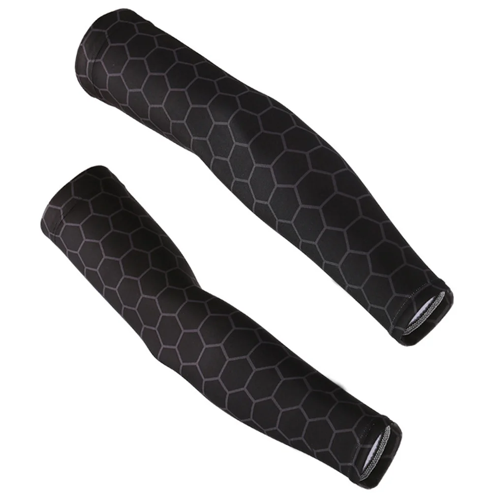 أكمام ذراع للحماية من الأشعة فوق البنفسجية للجنسين، غطاء واقي من الشمس سريع الجفاف لقيادة الدراجات والجري وكرة القدم بأكمام طويلة