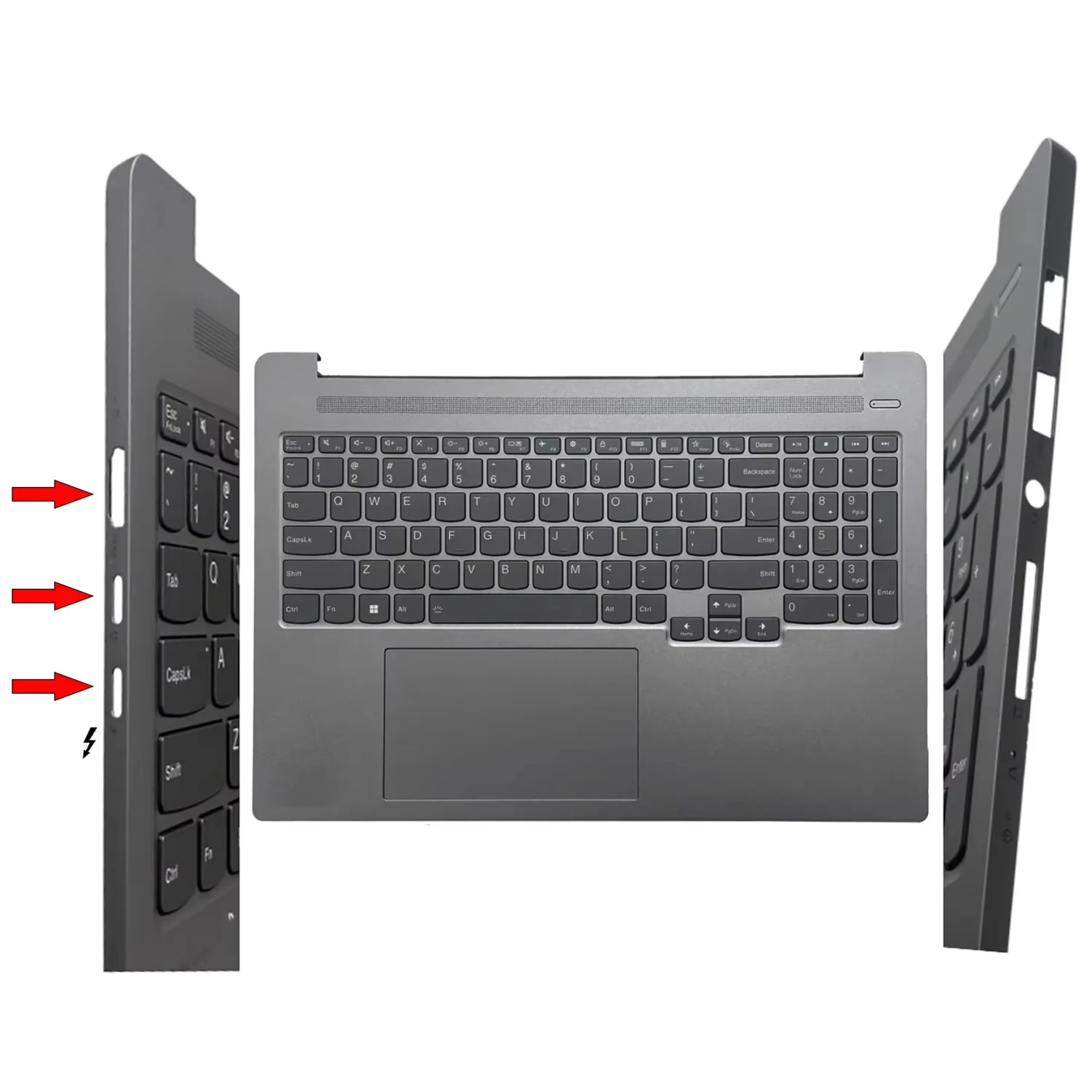 

For IdeaPad Pro 5 16 APH8 ARP8 IRH8 laptop upper cover palm rest shell backlight keyboard AM2YC00E00 E20 AM2YC000C00C20