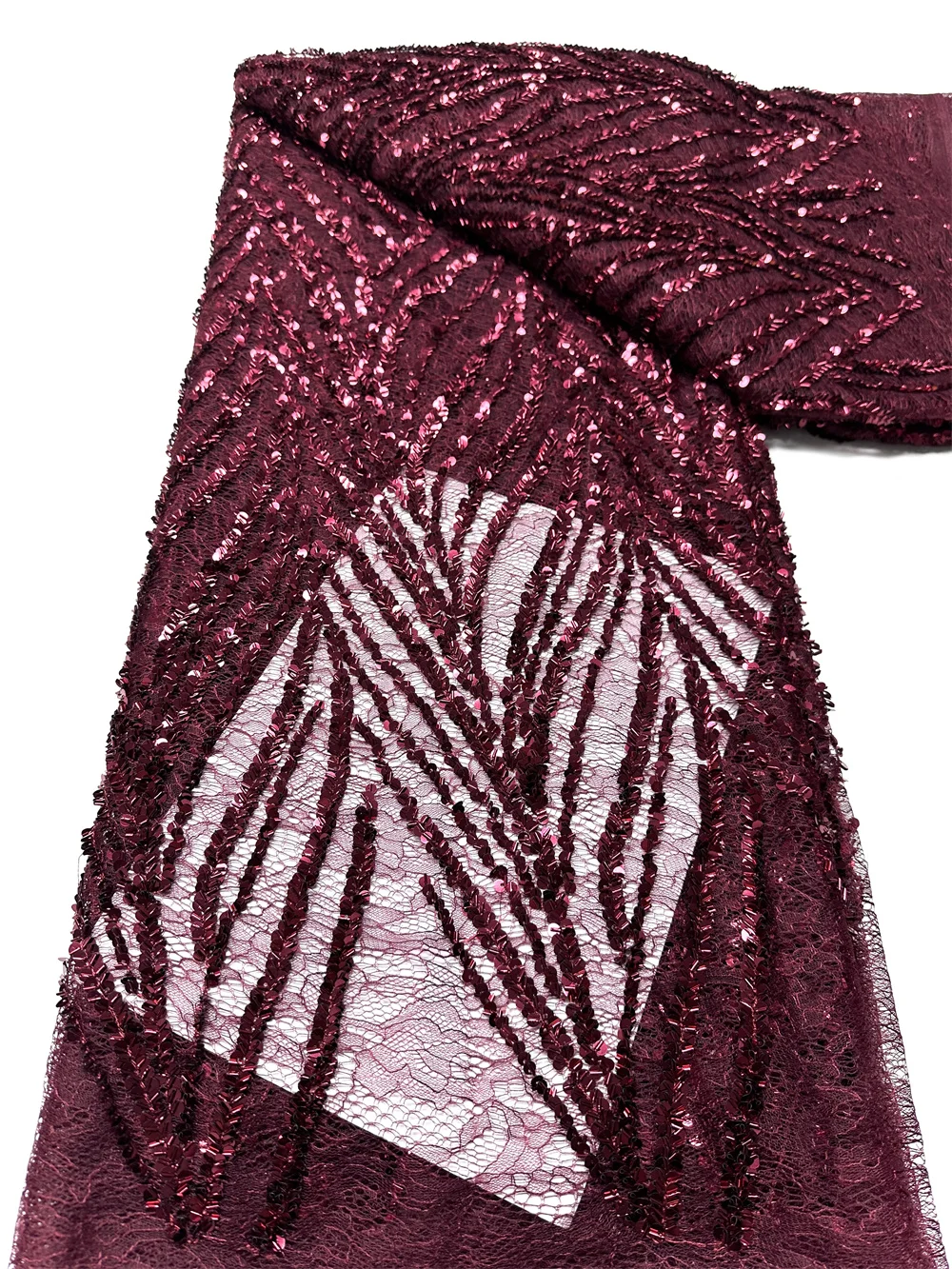 burgundy-african-sequins-mesh-lace-fabric-2026-new-design-french-nigerian-sequined-lace-fabric-for-women-party-evening-dresses