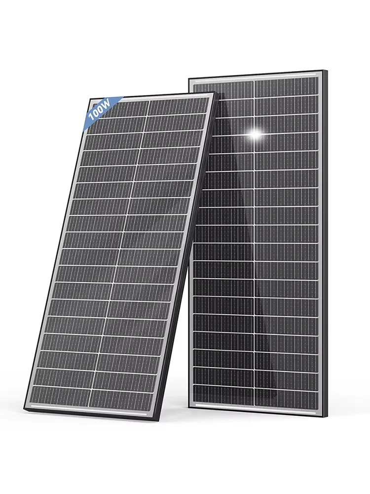 RVPOZWER 400W/200W/100W Bifaziale Solarmodule 18BB Mono-Zellen Hocheffizientes Modul für Wohnmobile, Boote, Outdoor und netzunabhängige Anwendungen