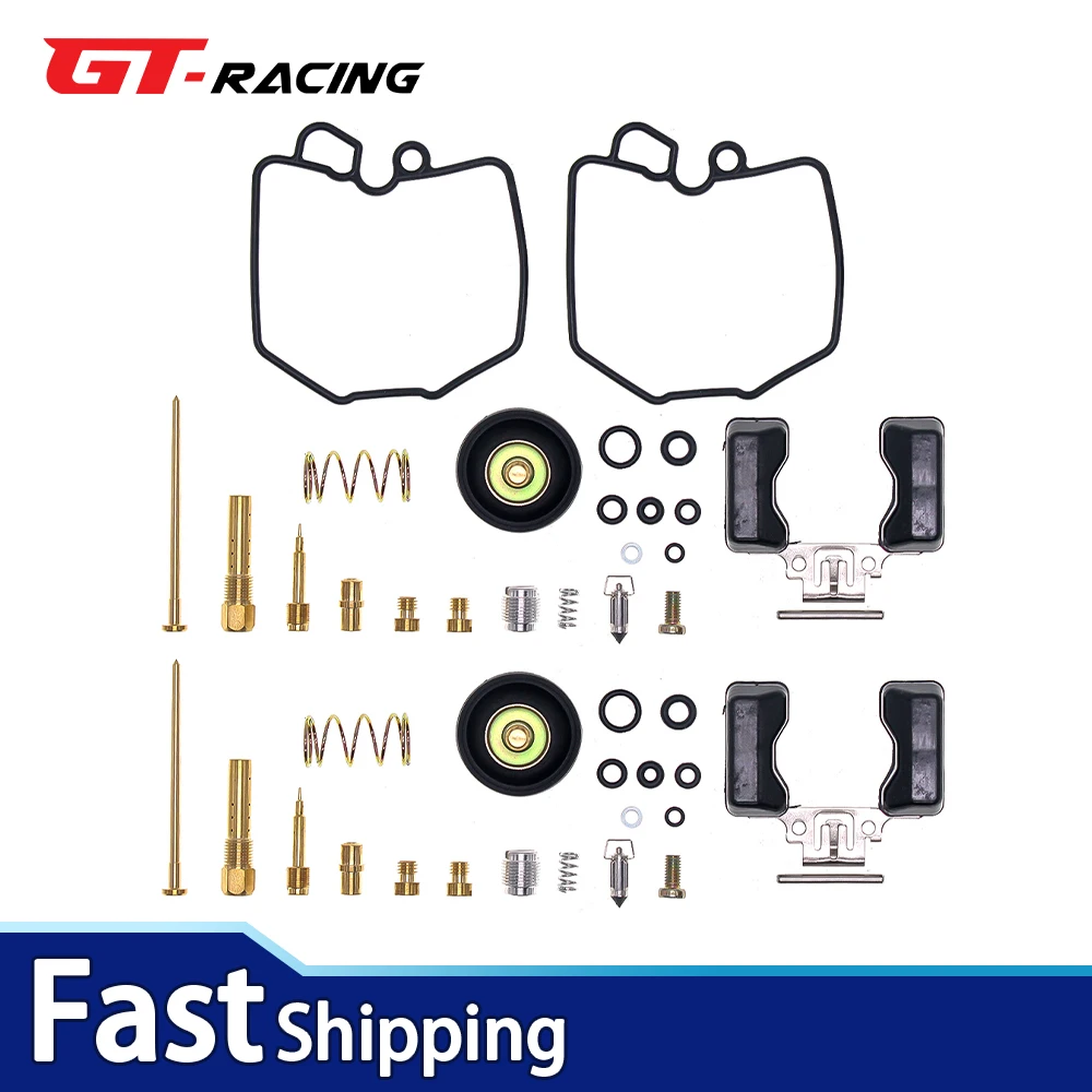

2pcs Carburetor Rebuild Repair Kit w/ Float For Honda CM400A Hondamatic 1979-1980 CM400T 1979 Carb Overhaul Set