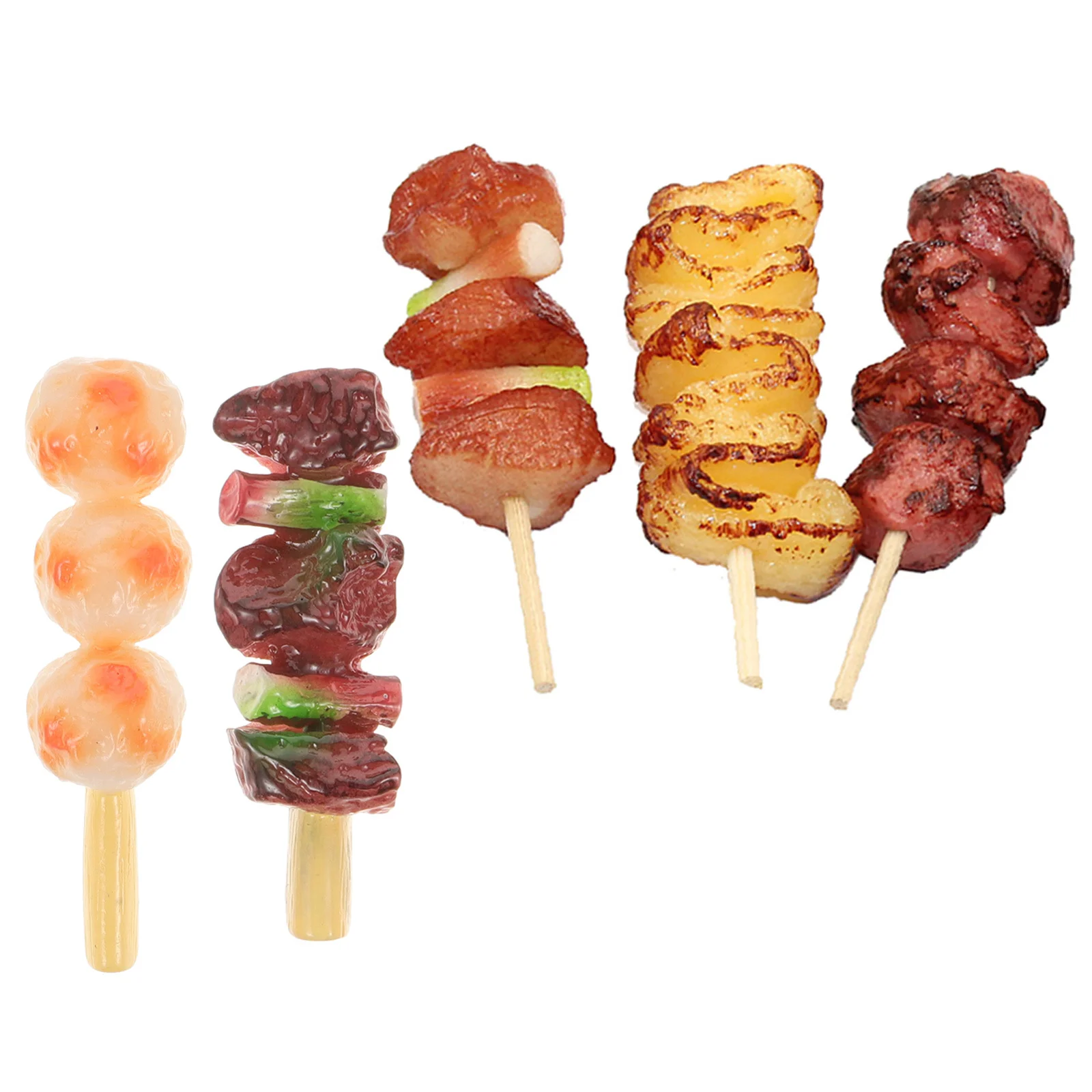 5 pçs realista comida falsa para crianças jogar grill conjunto fingir churrasco criança educacional role play acessórios de cozinha montessori