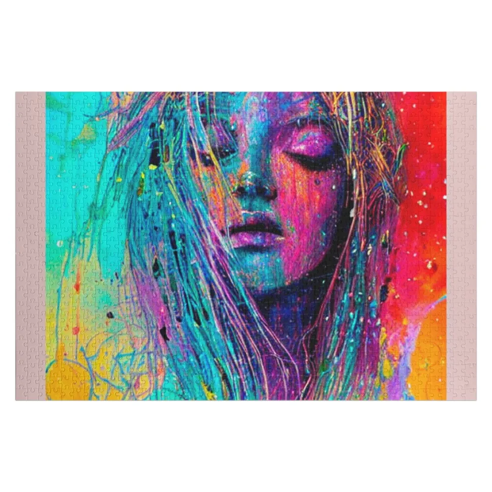 

Пазл-головоломка Relief - Colorful Edgy Art 07 для детей, индивидуальный пазл с изображением на заказ, новые игрушки для детей, пазл 2022 года