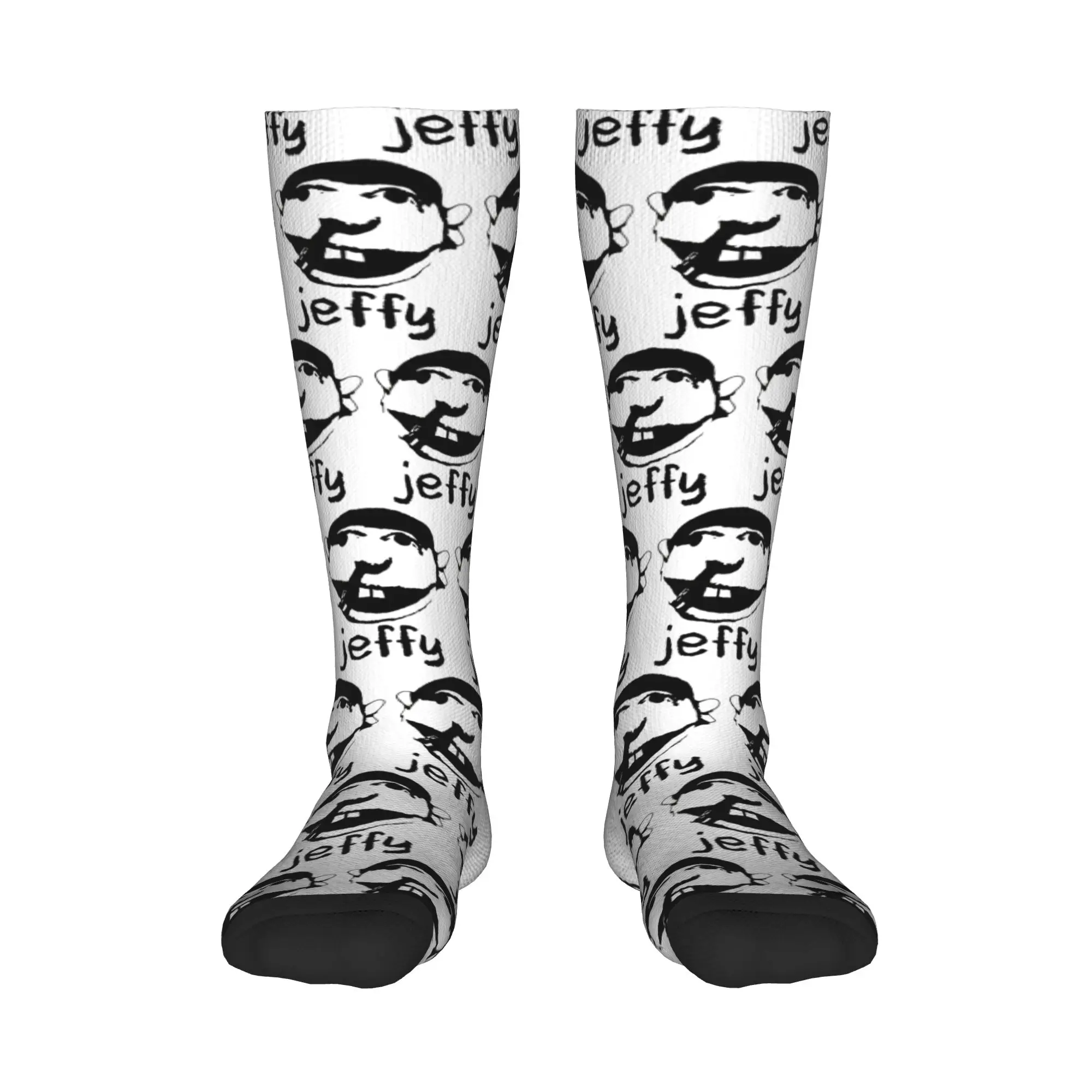Toutes les saisons équipage bas jeffy visage sml rappeur chaussettes Harajuku mode Hip Hop longues chaussettes accessoires pour hommes femmes