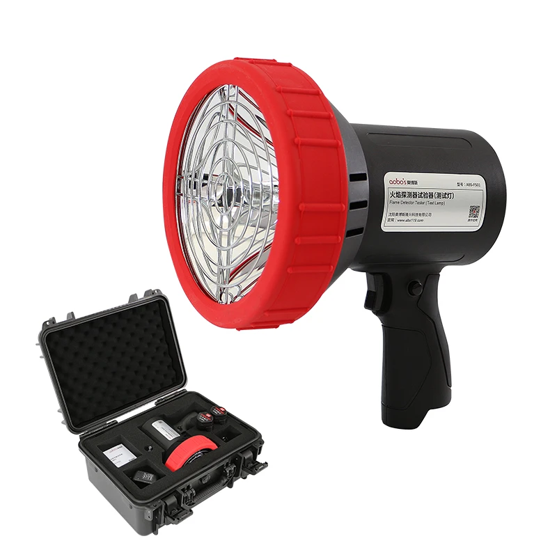 

New Arrival Flame Detector Tester Fire Alarm Equipment Infrared and Ultraviolet Rays Flame Testing Lamp