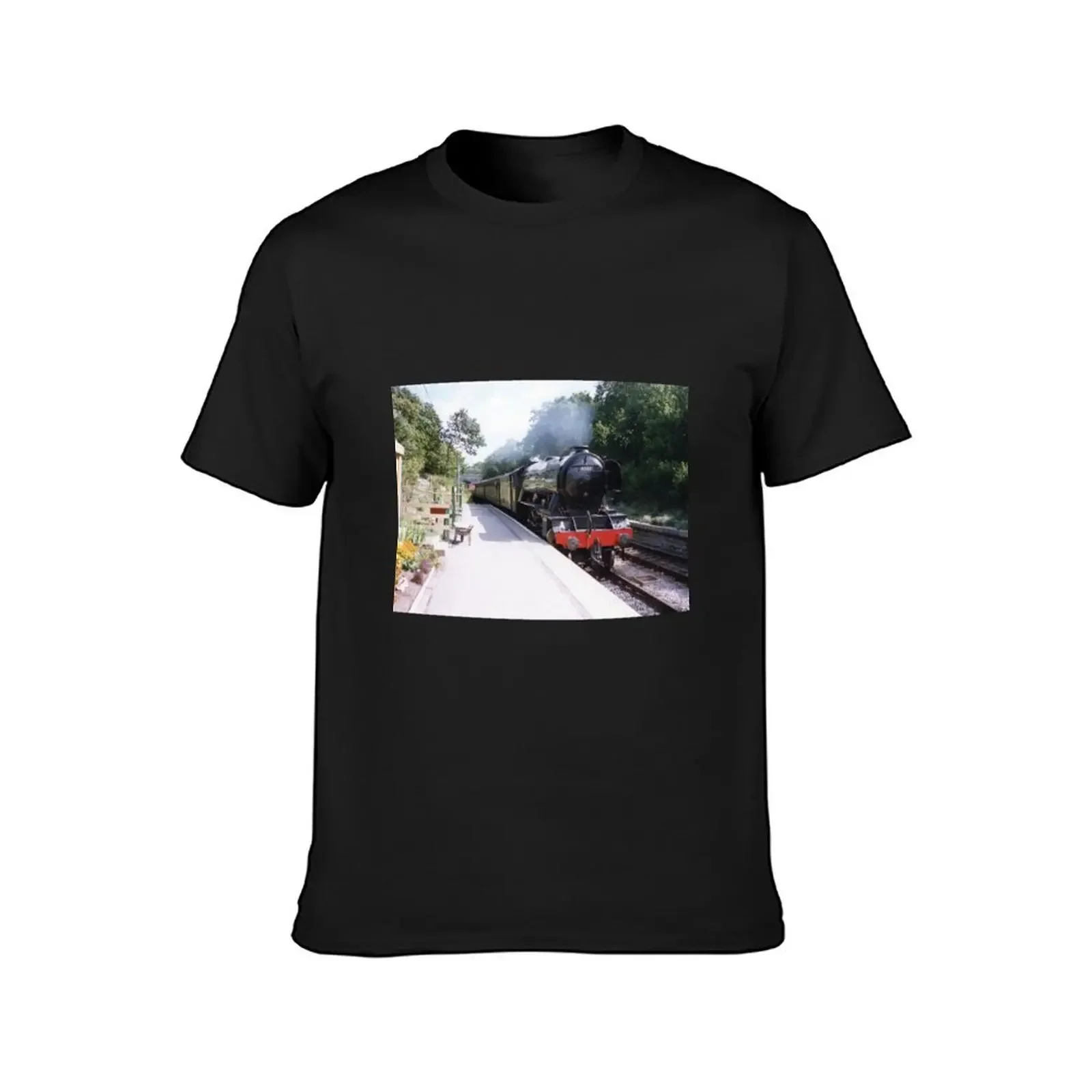 Flying Scotsman Steam Train T-Shirt anime stuff graphic t shirts black t shirts for men