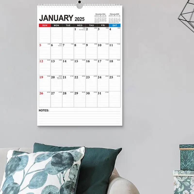 2025-2026 Wall Calendar Daily Schedule Jan. 2025 To Jun. 2026 Family 18 Months Calendar An Effective Reminder To Manage Time And