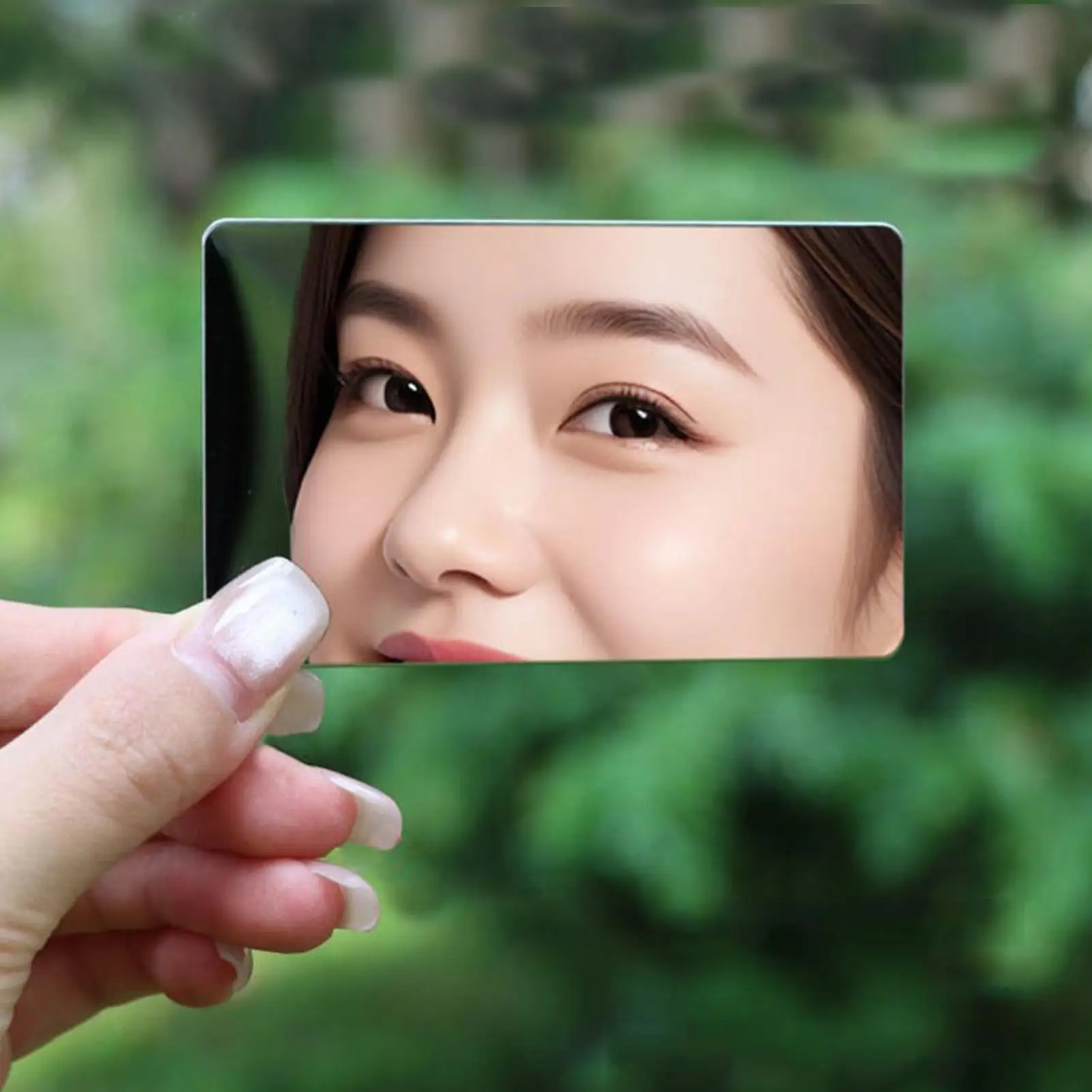 Pocket Mirrors Hand Held Small Pocket Travel Makeup Mirror Portable Reusable Travel Vanity Mirrors Makeup Mirrors for Women Girl