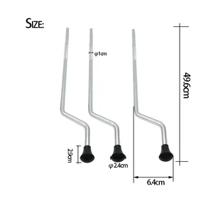 3 pçs tambor pernas tripé tambor pé baixo tambor kit perna de alta qualidade ferragem instrumento percussão acessórios 12 principais vendas pés tambor - №5