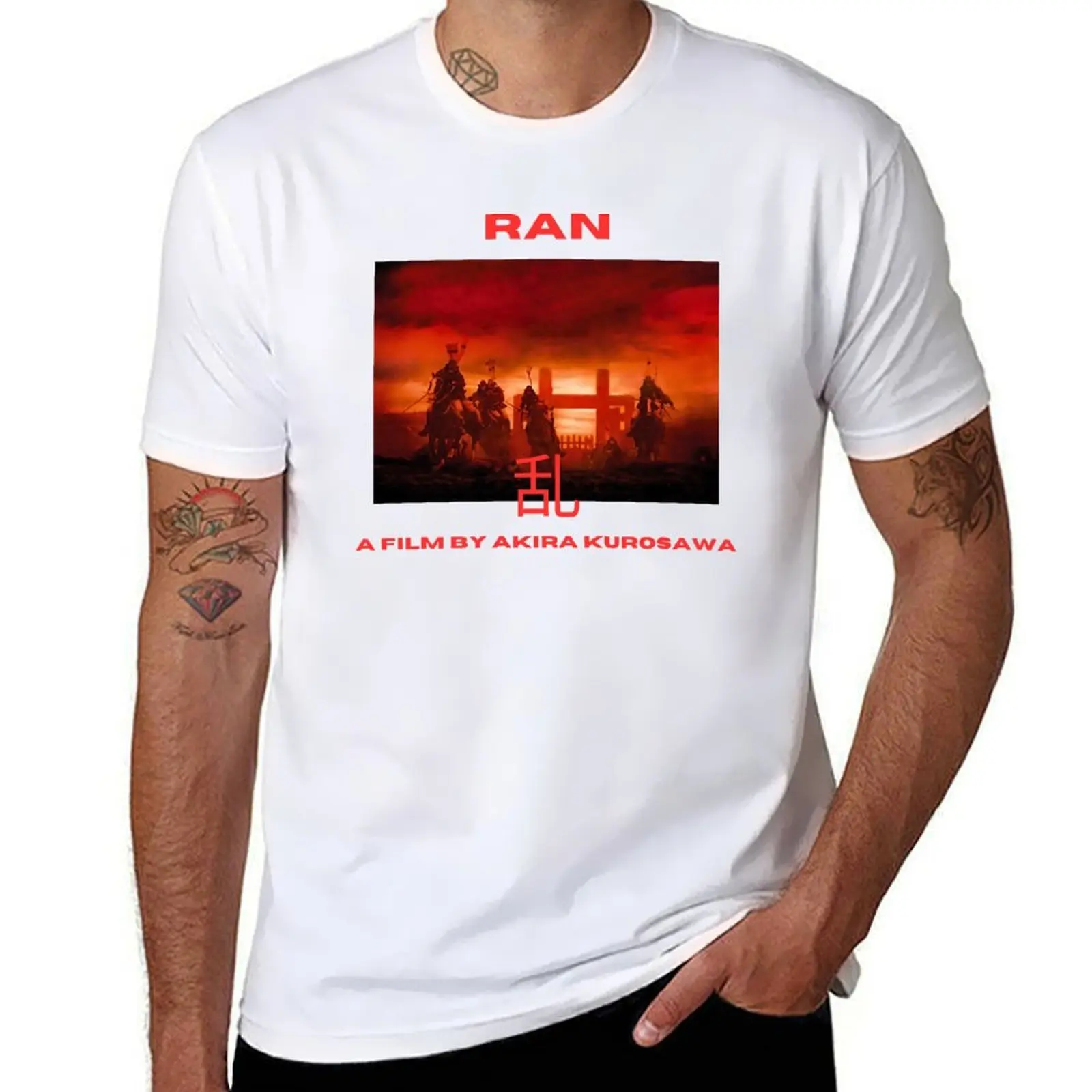 

RAN A Film by Akira Kurosawa T-Shirt t shirt personalised man t shirts cotton T-Shirt