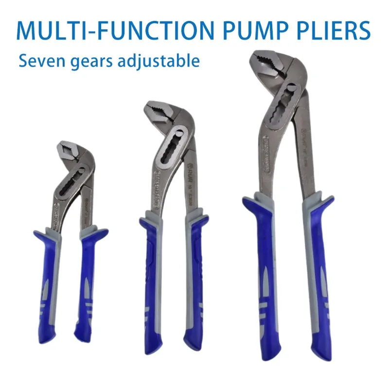 

Water Pump Pliers Multi-functional Adjustable Wrench Kit Eagle Beak Large Opening Universal Plumbing Pipe Pliers Household Tools