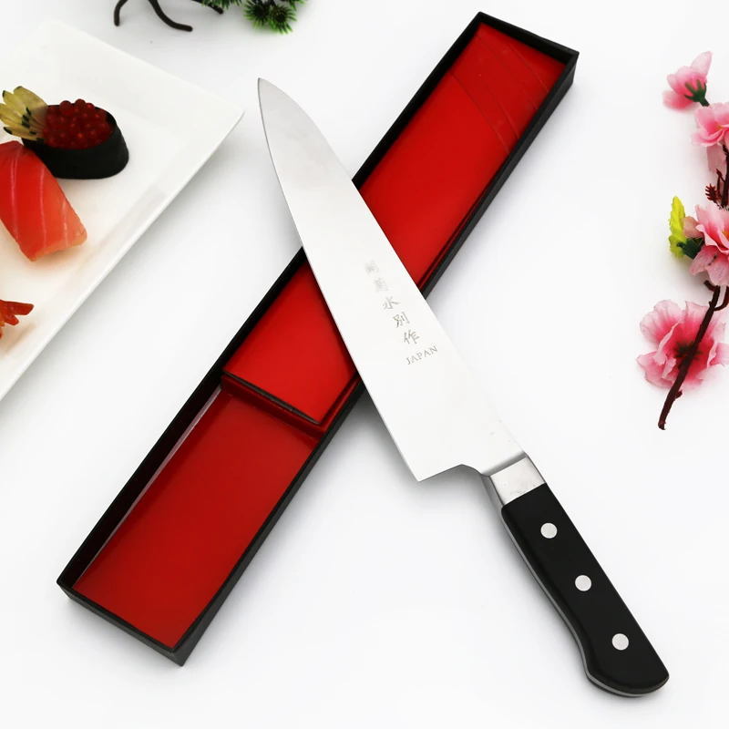 Professional Meat Slicer Raw Fish Knife Japanese Salmon Sashimi Knife Chef Cooking Knife Meat Cutting Sharp Sushi  Kitchen Tools