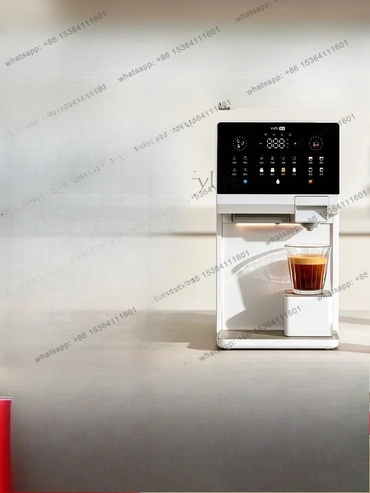 Factory Direct HOT Italian coffee ice making and drinking water integrated machine, pipeline machine, instant heating compact