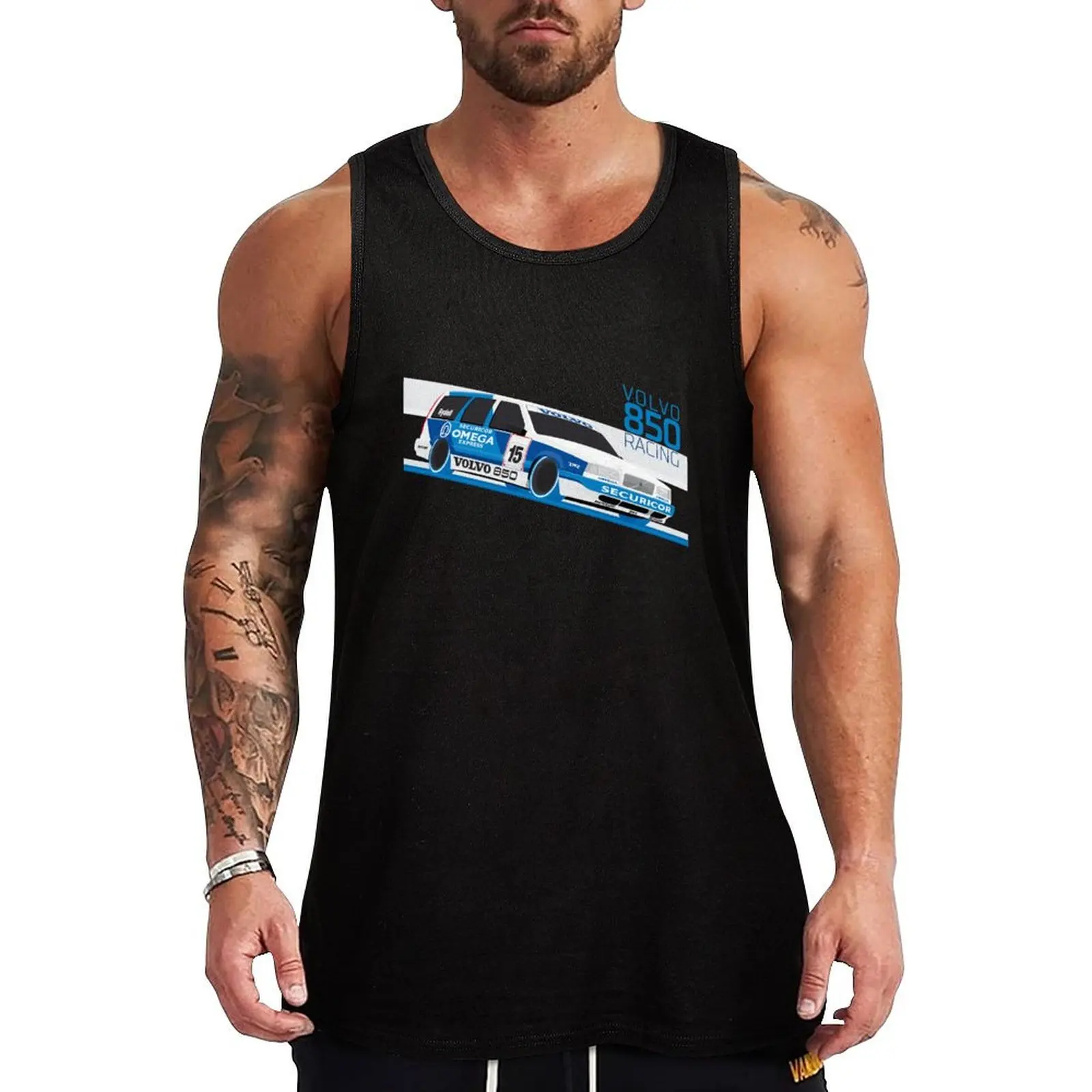 

BTCC 850 Racing Tank Top Мужская спортивная одежда летняя одежда для мужчин спортивный топ Мужские футболки