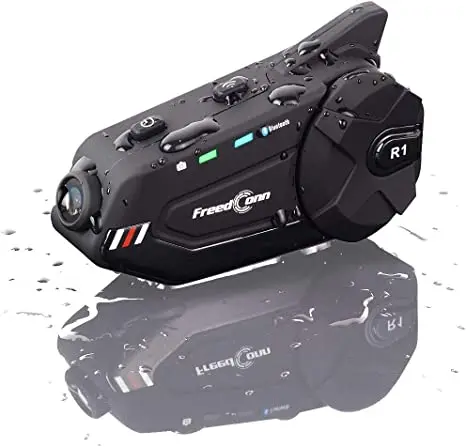 Motorcycle Helmet FreedConn R1 Plus Wireless Headset With Video Recorder FM Function for Riders