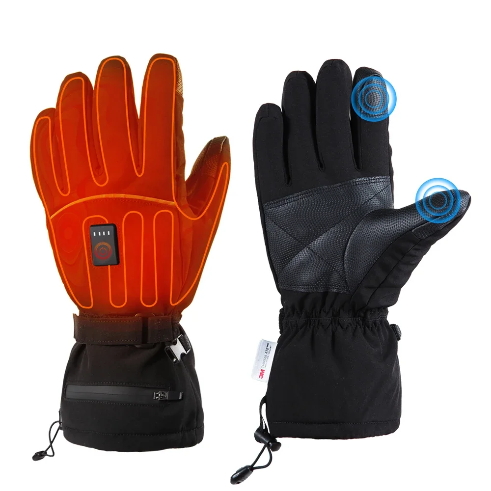 

Factory Spot Retail Wholesale Heating Gloves Rechargeable Battery Powered Hand Warmer for Hunting Fishing Skiing Motorcycle