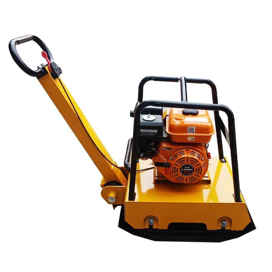 250 type gasoline flat compactor Sand road compactor gasoline diesel  Honda engine  vibratory concrete earth compactor