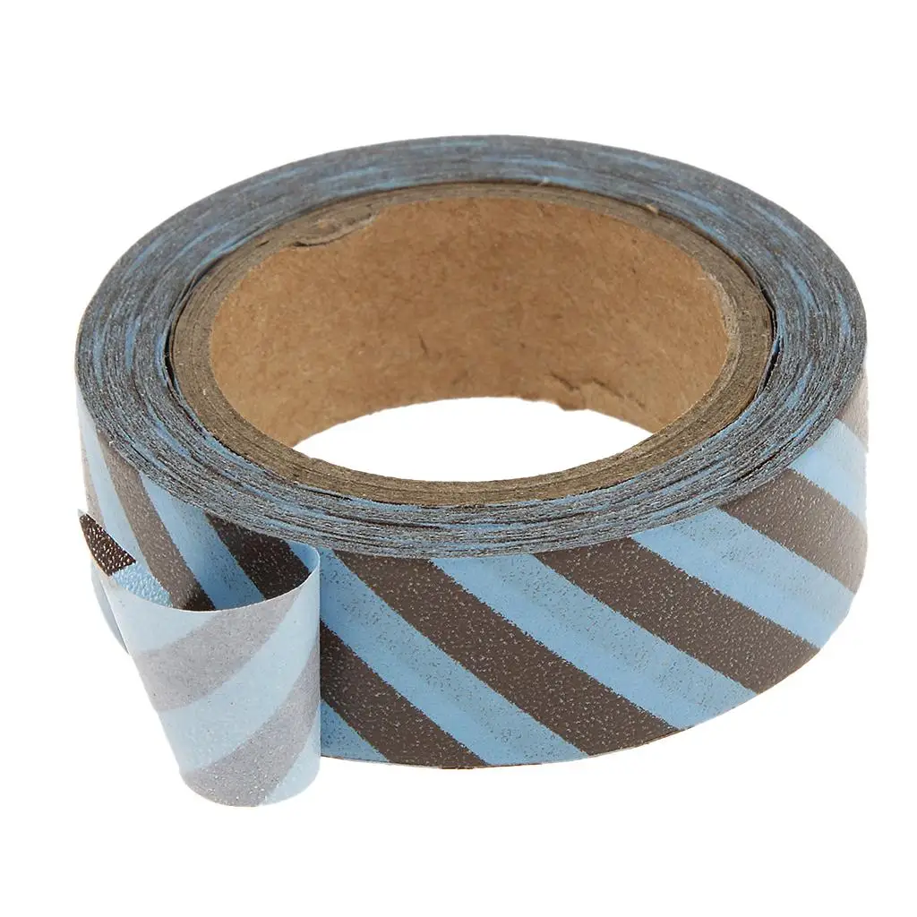 10 Decor Washi Tape Striped Sticky Paper Masking Adhesive Tape Scrapbook DIY