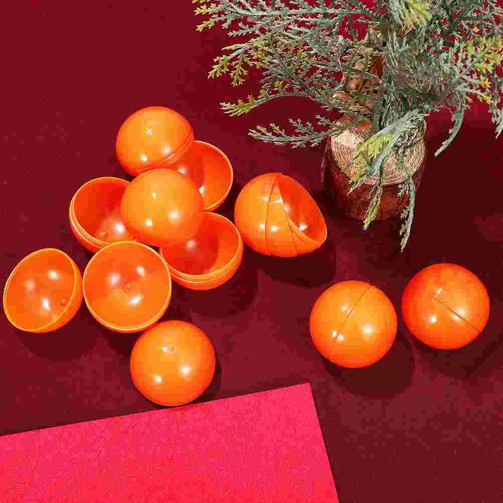 50 Pcs Lottery Ball Plastic Seamless Balls Party Activity Props Picking Game Supplies Pvc Bar Small Sphere