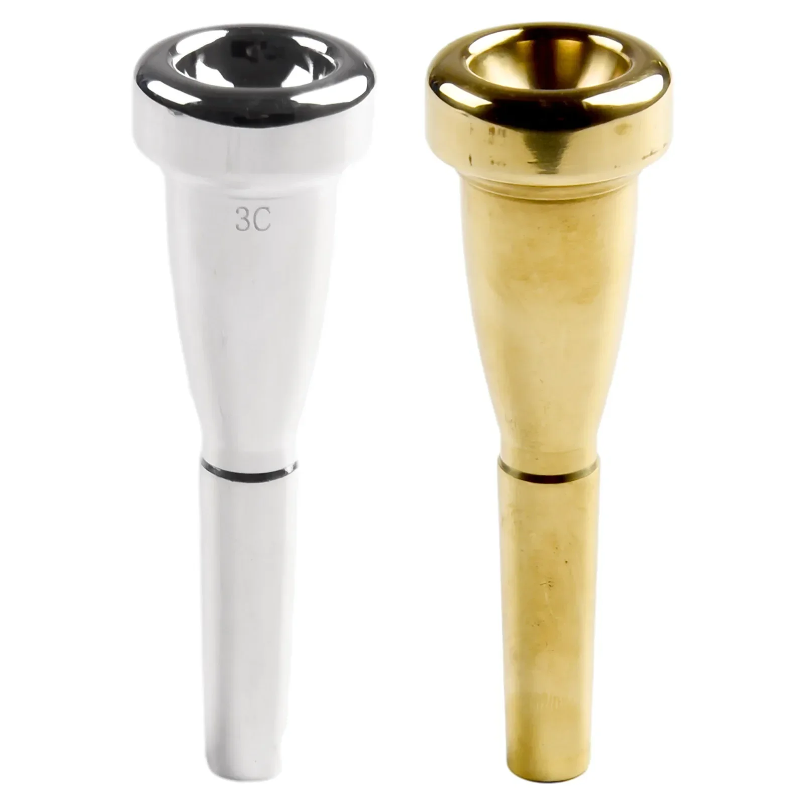 Professional Trumpet Mouthpiece 3C 5C 7C Size Alloy Trumpet Mouth Gold/Silver Musical Brass Instruments Trumpet Accessories