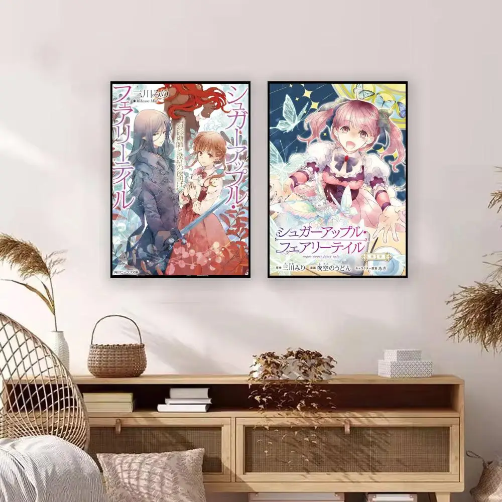 Anime S-Anime Sugar Apple Fairy Tale Poster Premium Art Wall Decor, Simple Ornament for Living and Leisure Areas