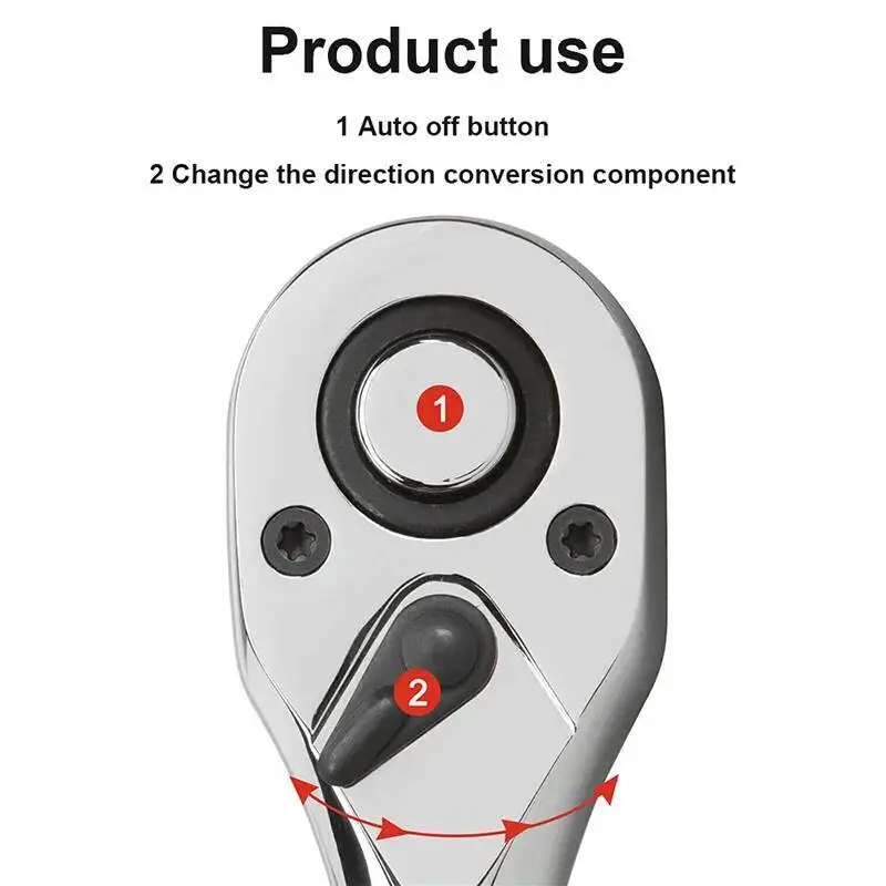 172Pcs Socket Set Car Repair Torque Wrench Combo Kit 1/4 3/8 1/2 Ratchet Spanner Screwdriver Bits Hand Tool