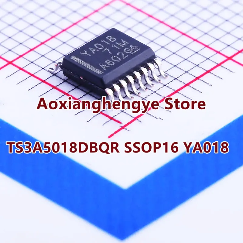 5PCS TS3A5018DBQR SSOP16（Marking：YA018）10OHM QUAD SPDT ANALOG SWITCH