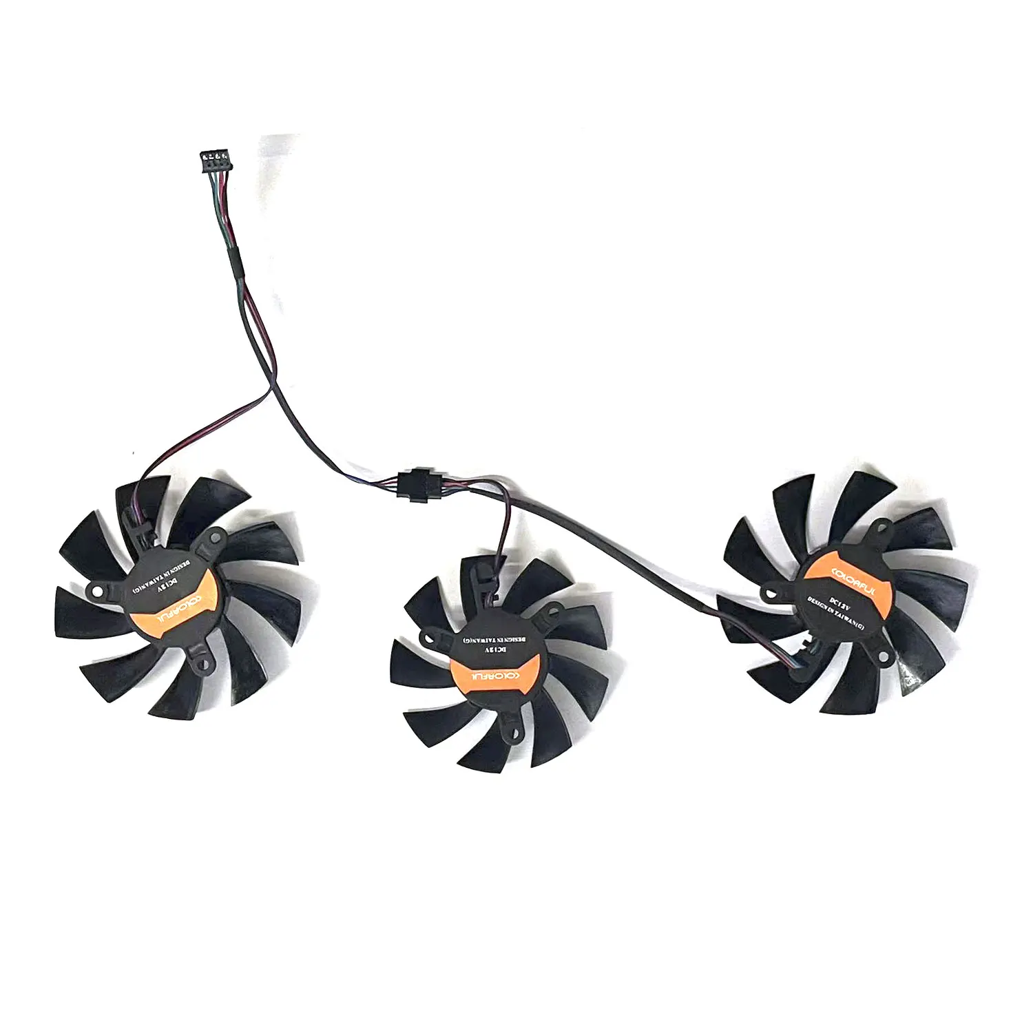 Ventilador de GPU Colorido GTX 1080TI, Novo, 4Pin, 85mm, 75mm, GTX1070, 1070ti, 1080, 1080ti, iGame AD, Placa gráfica Flame Ares, Pacote 3