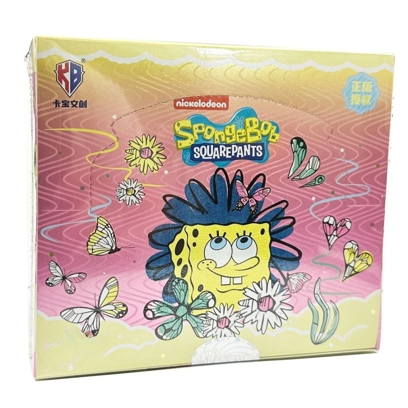 Genuine SpongeBob SquarePants Collection Hobby Card Book Patrick Star Catching Jellyfish Party Game Exchange Children's Gift