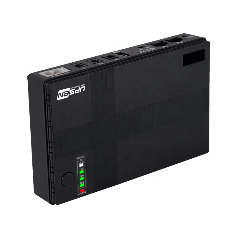 

Mini Ups with Power Supply, Uninterruptible Power Supply, WiFi Router, 5V, 9V, 12V, 24V DC, Hot Selling