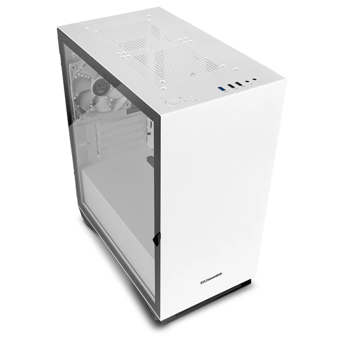 Minitorre M-ATX nox hummer zero branco