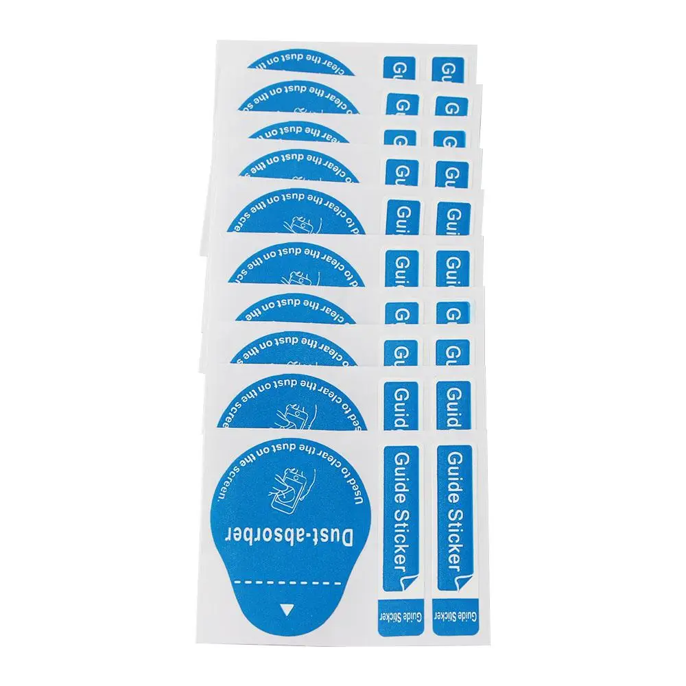 Guide Sticker Tempered Glass Dust-absorber Dust Papers Dust Removal Sticker Cell Phone Dust Absorber Screen Cleaning Tool
