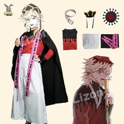 Demon Slayer Cosplay Doma Douma Cosplay Costume Wig Fan Kimetsu No Yaiba Juuni Kitsuki Outfit Anime Kimono Men Women Halloween
