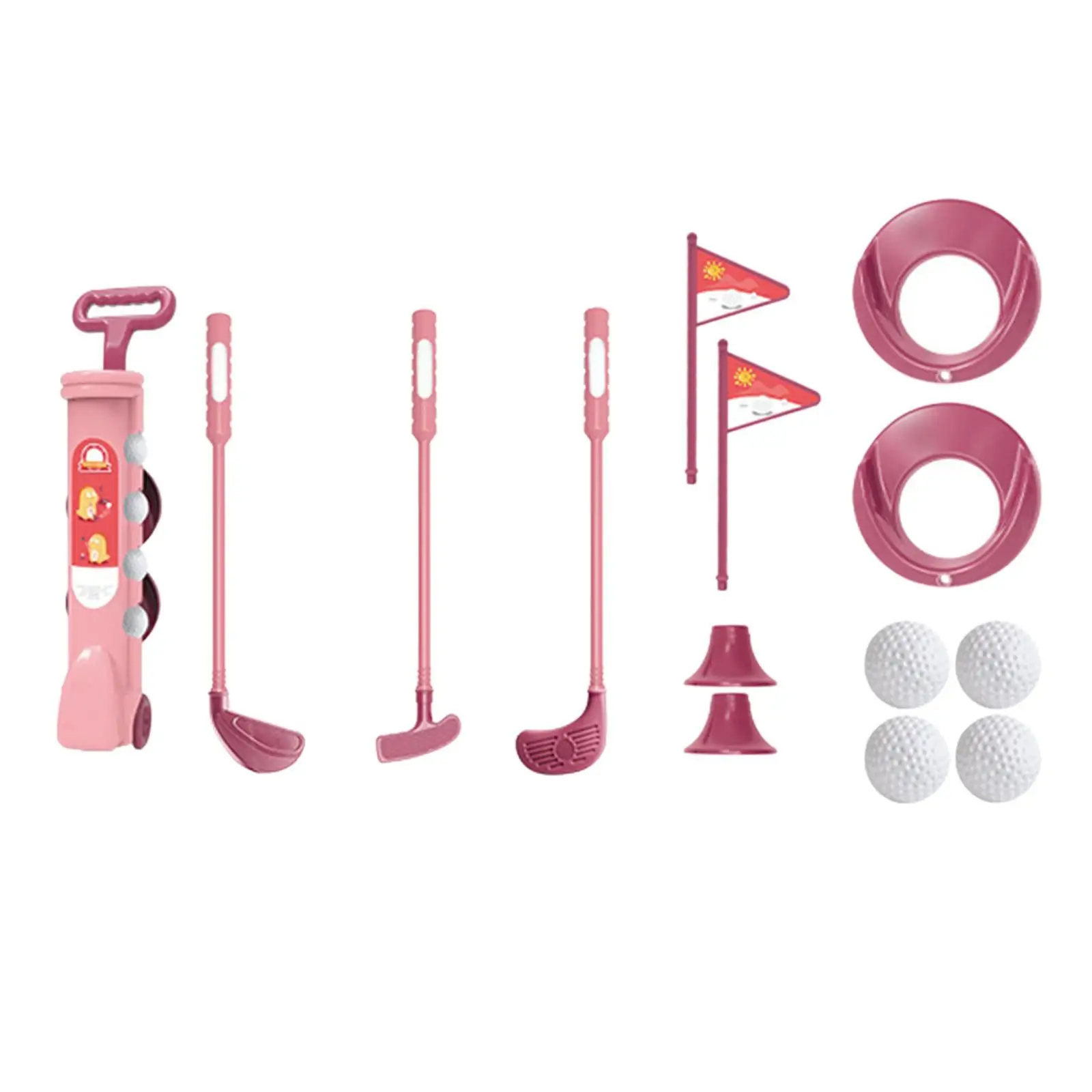 Preschool Early Educational Children Golf Training toy Mini Golf Clubs Set for