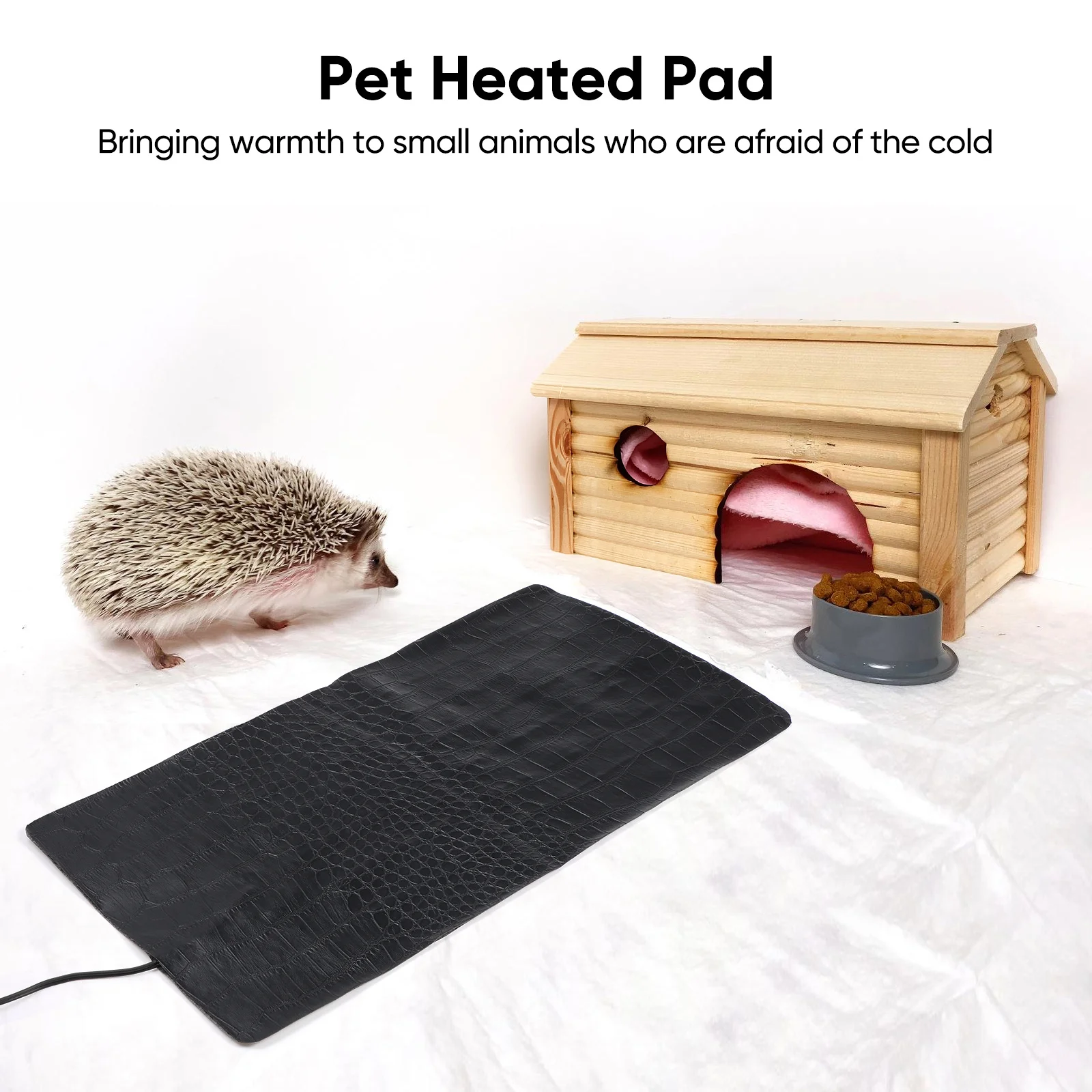 

Adjustable Temperature Usb 3-Level Carbon Fiber Heating Waterproof Portable Suitable For Cats Dogs Reptiles Travel Warming