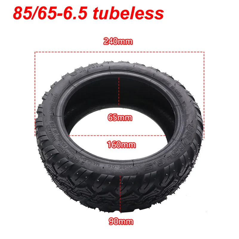 10 Inch 85/65-6.5 Off-Road Tire Inner Tube for Kugoo G-Booster G2 Pro Electric Scooter Front Rear Wheel for Xiaomi Mini Pro Tyre