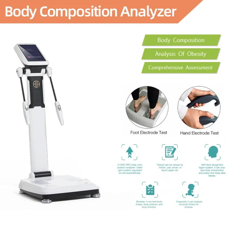 Commercial Beauty Equipment Human Body Analyzer Body Fat Analyzer With Printer 3D Body Composition Analyzer Skin Diagnosis