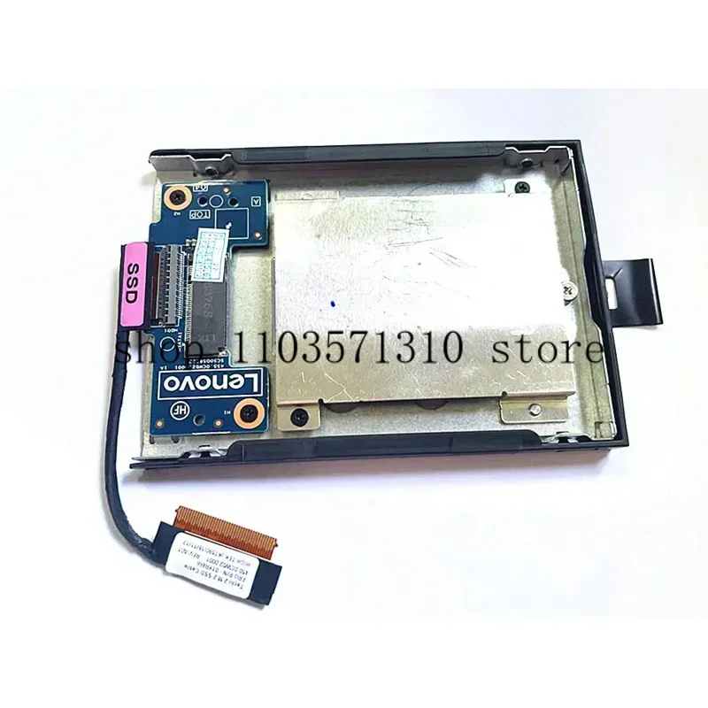 

N NEW HDD Bracket With Cable Sets For ThinkPad T580 P52s SSD NVMe M.2 Adapter FRU 01YR466 01YR457 450.0CW02.0001 SC50Q58222