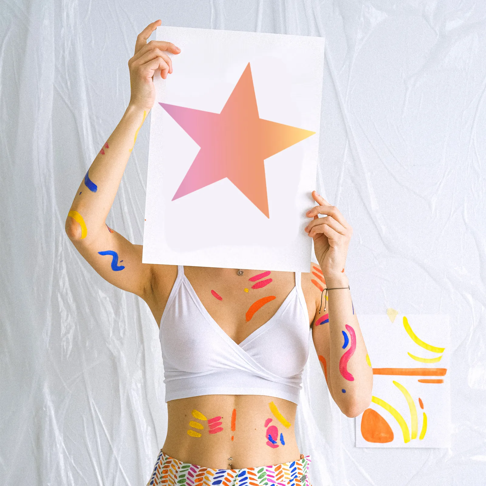 

8Pcs Reusable Plastic Stencils Star Templates for Painting DIY Drawing Craft Kit Hollow Cutting Design for Home Art Project