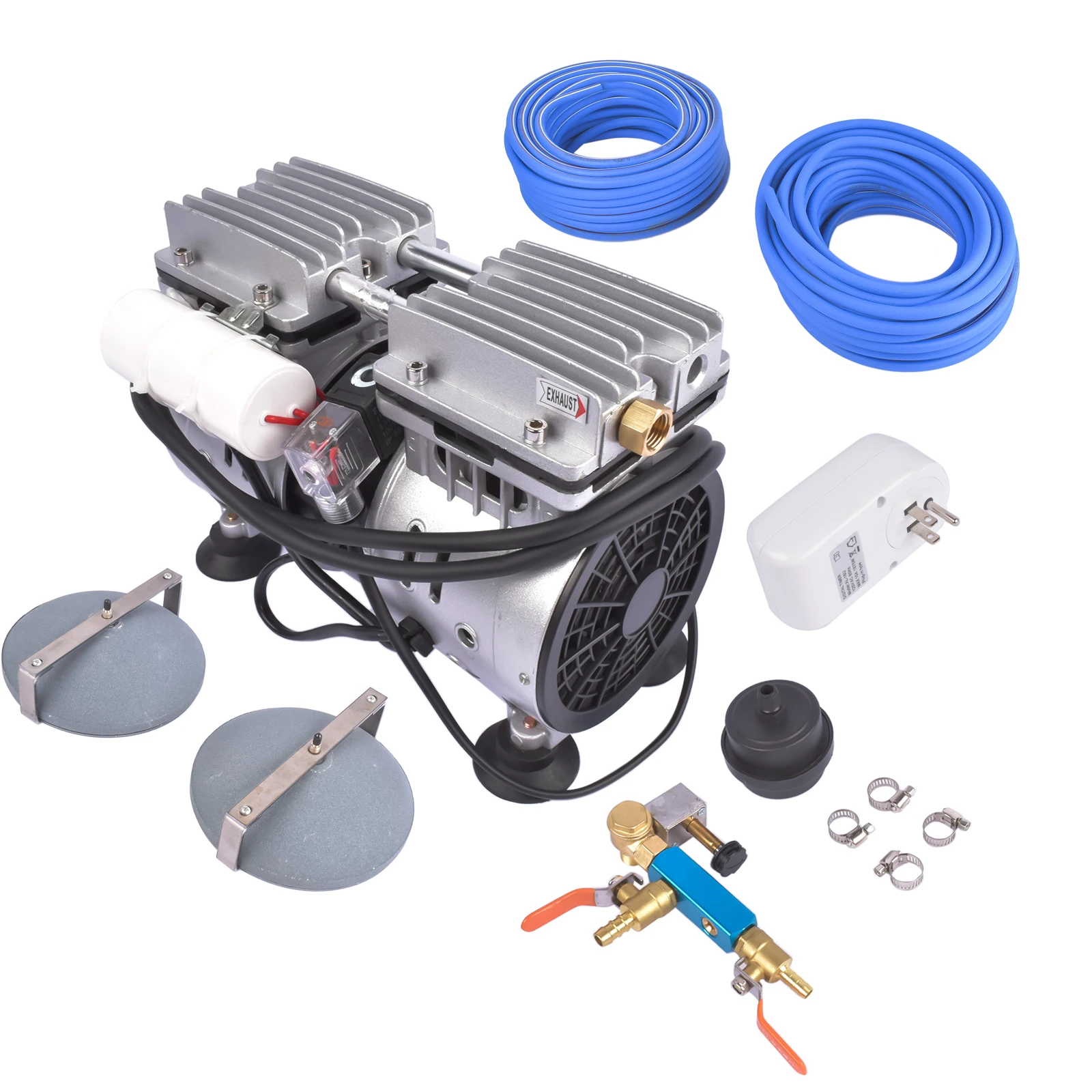 

Metal Plastic Pond Aerator Lake Pond Aeration System 110V 5.2 CFM 3/4 HP/550 W